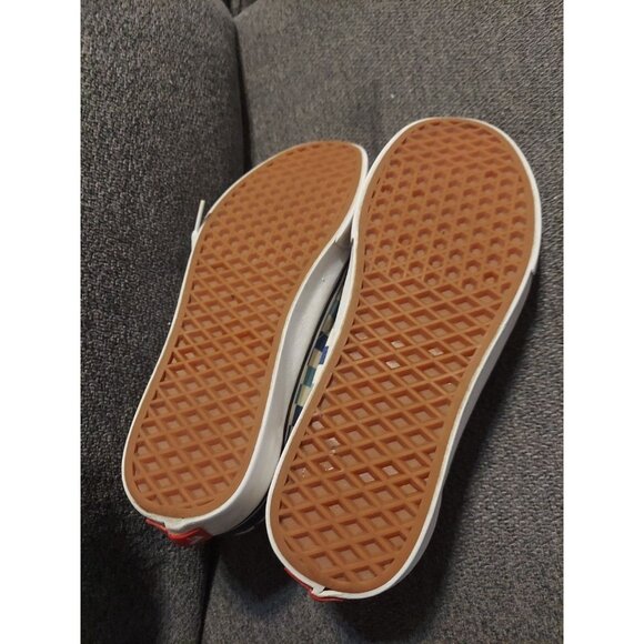 Size Mens 8.5 Womens 10.5- VANS Old Skool Blue Topaz Checkerboard Skateboarding - Picture 13 of 13
